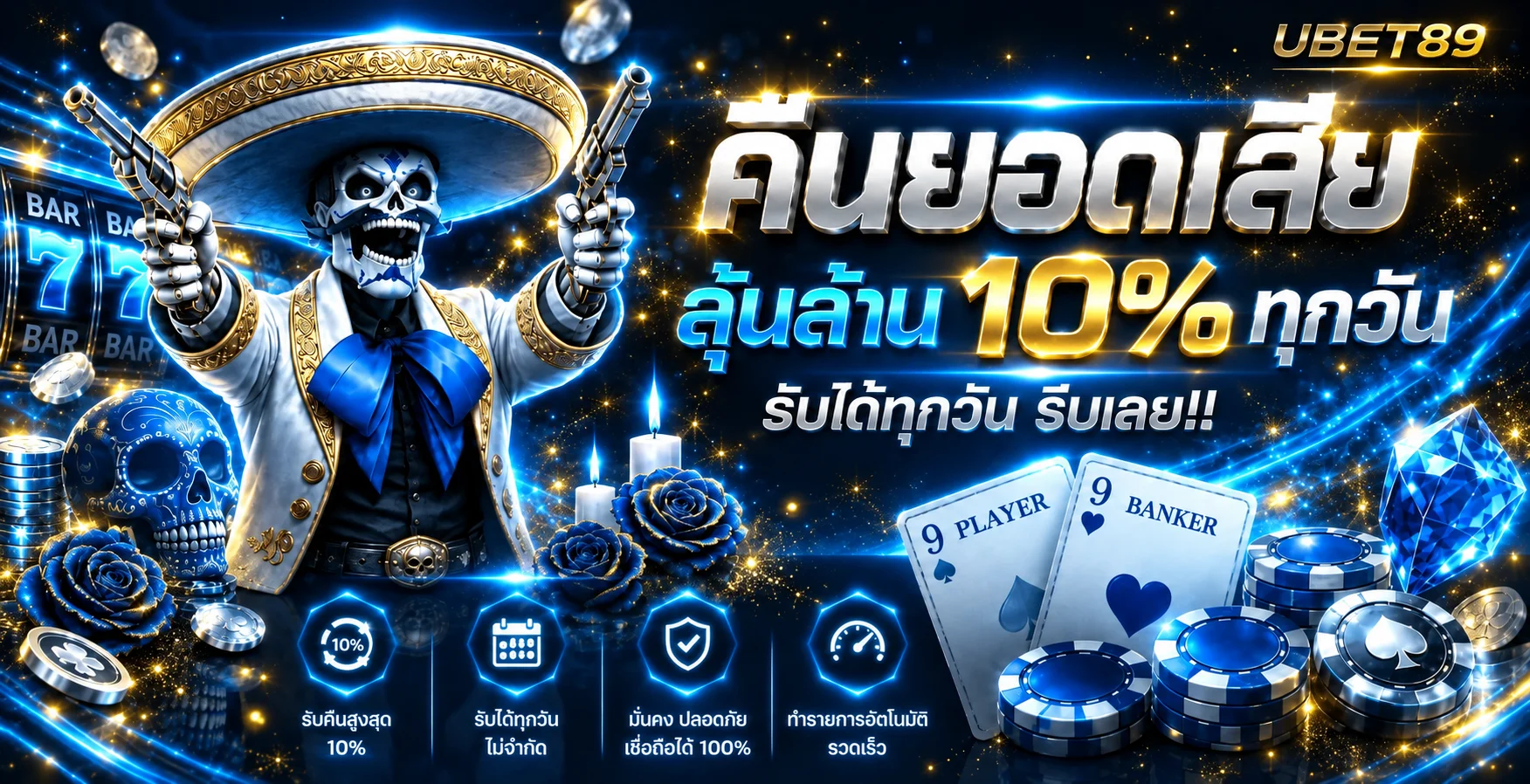 UBET89 ทางเข้าเว็บตรง สล็อต คาสิโน แทงบอลครบจบ